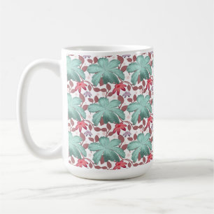 Mug Motif floral pastel doux   Élégant floral 
