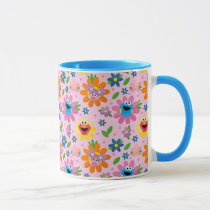 Mug Motif floral rose de la rue Sésame
