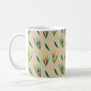 Mug Motif Floral sans couture en fleurs stylisées