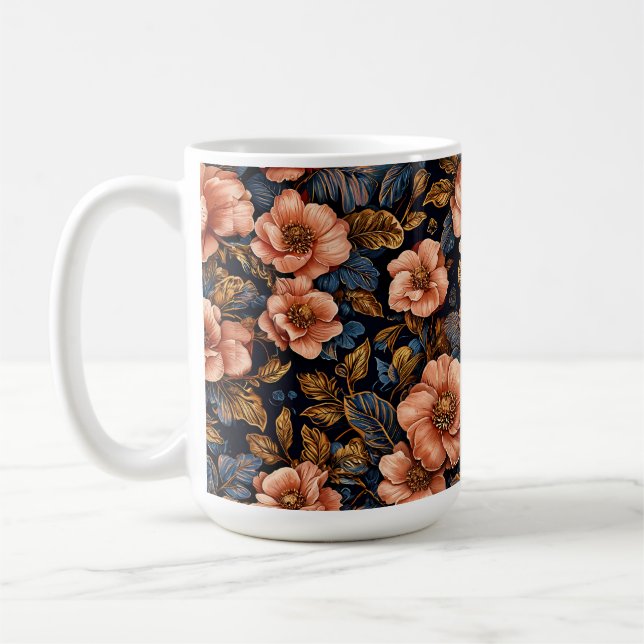 Mug Motif floral vif (Gauche)