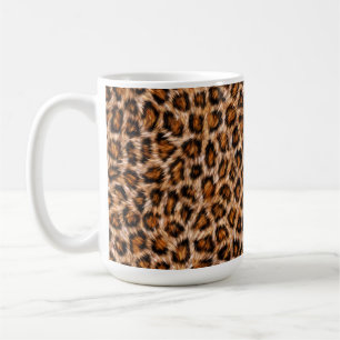 Mug Motif Fourrure Marron Chat Léopard Jaguar