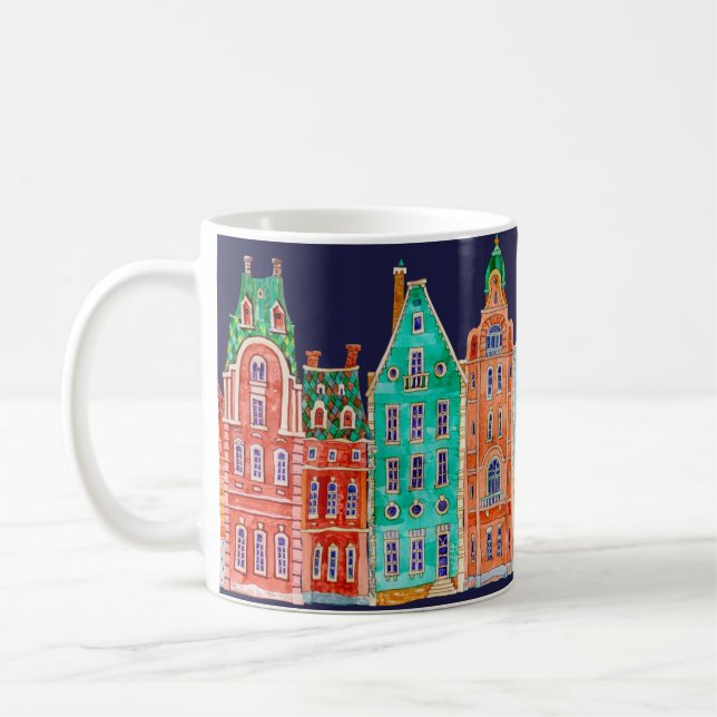 Mug Motif frontalier transparent et architectural sur  (Gauche)