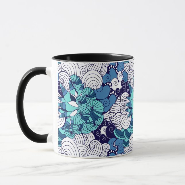 Mug Motif génial de coquillage (Gauche)