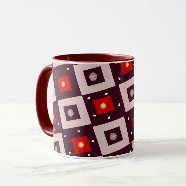 Mug Motif géométrique (Devant gauche)