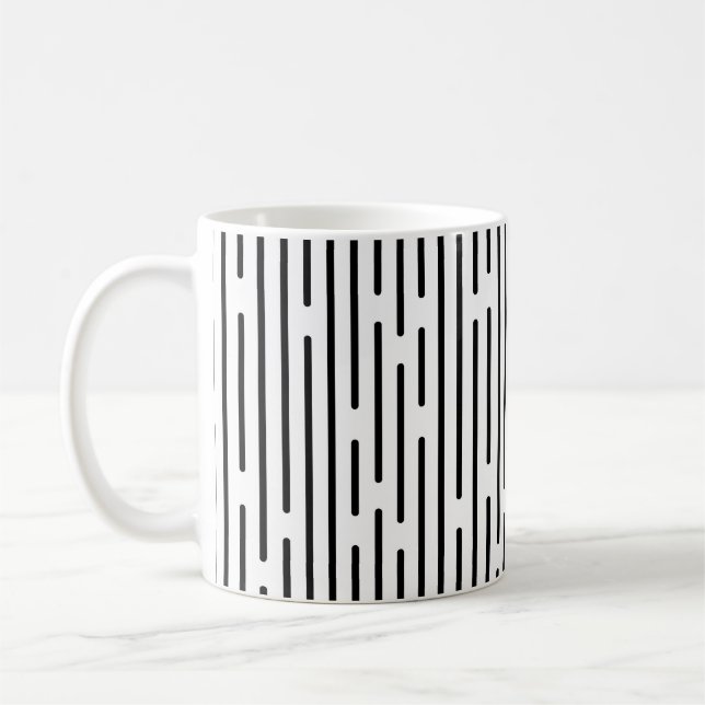 Mug Motif géométrique à ligne noire (Gauche)