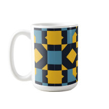 Motif géométrique abstrait avec des couleurs vives