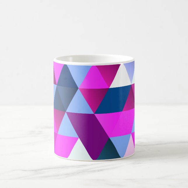 Mug Motif géométrique abstrait brillant (Centre)