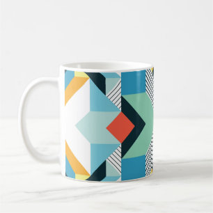 Mug Motif géométrique Abstrait moderne.