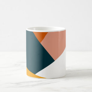 Mug Motif géométrique abstrait moderne de bloc de