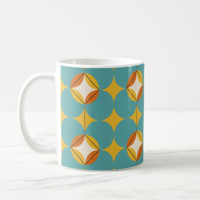 Mug Motif géométrique abstrait moderne et transparent  (Gauche)