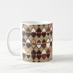 Mug Motif géométrique avec éléments colorés, abstrait 