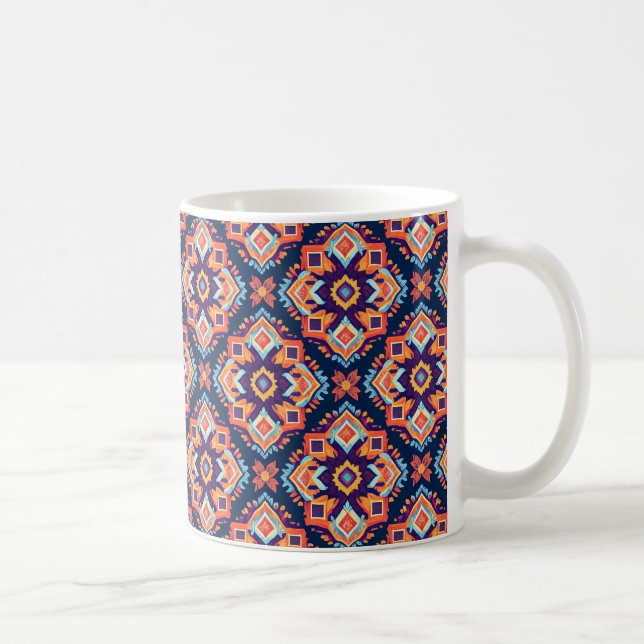 Mug Motif géométrique Aztec coloré (Droite)