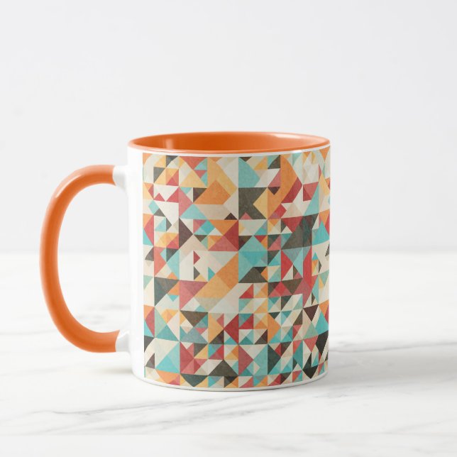 Mug Motif géométrique de la Terre (Gauche)