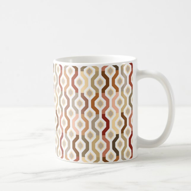 Mug Motif géométrique de lien de mod de la moitié du (Droite)