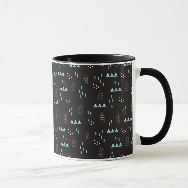 Mug Motif géométrique de nuit du pays des merveilles (Droite)