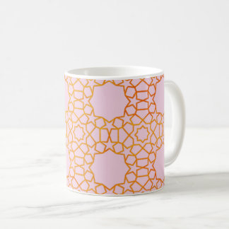 Mug Motif Géométrique Doré Élégant Moderne