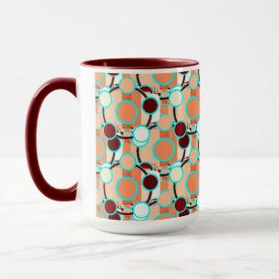Mug Motif géométrique du milieu du siècle