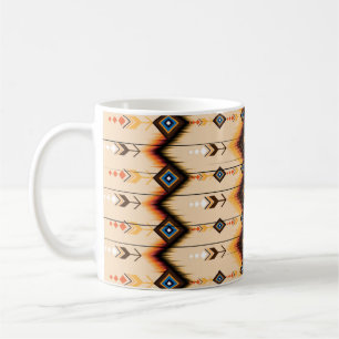 Mug Motif géométrique ethnique Abstrait, vintage,