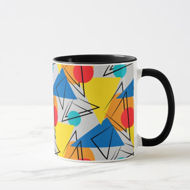 Mug Motif géométrique moderne rétro (Droite)