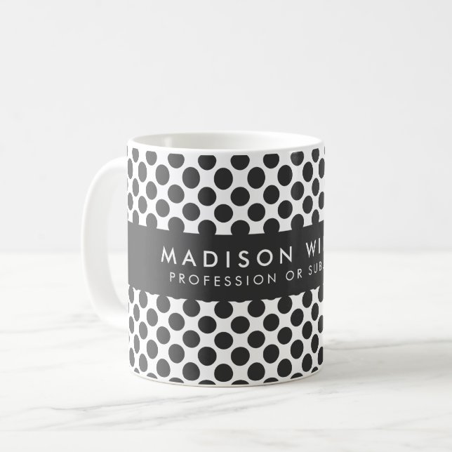 Mug Motif géométrique personnalisé (Devant gauche)