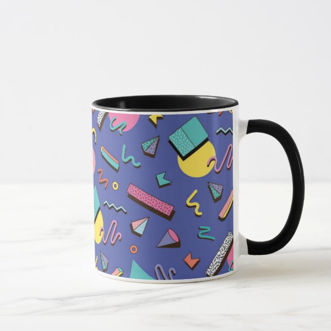 Mug Motif géométrique rétro (Droite)