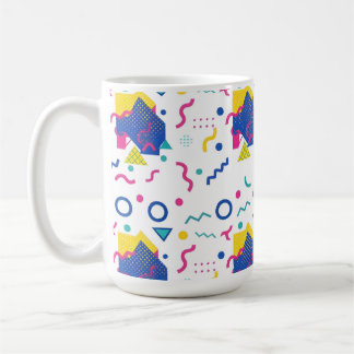 Mug Motif géométrique Retro Memphis