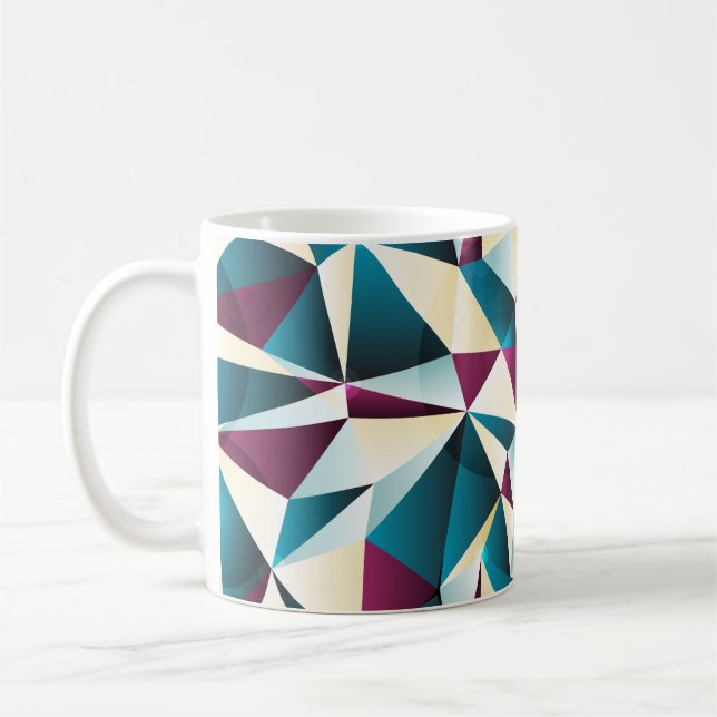 Mug Motif géométrique sans couture. illustration vinta (Gauche)