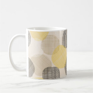 Mug Motif géométrique transparent avec cercles roses