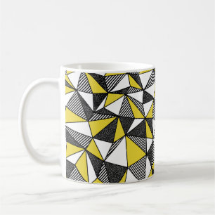 Mug Motif géométrique transparent dans le style rétro
