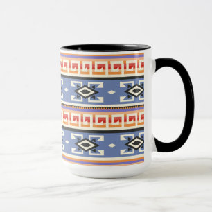 Mug Motif géométrique tribal amérindien