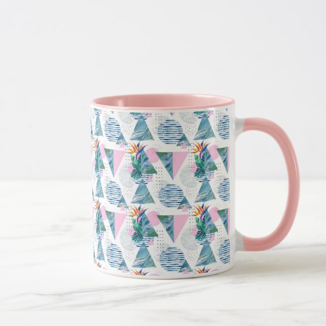 Mug Motif géométrique tropical (Droite)