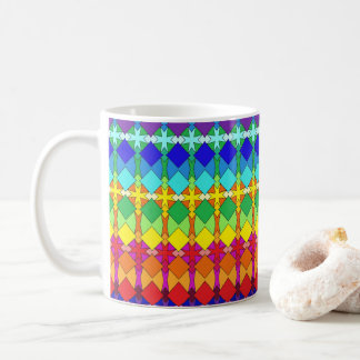 Mug Motif géométrique vibrant