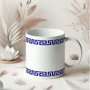 Mug Motif grec minimaliste personnalisable IV