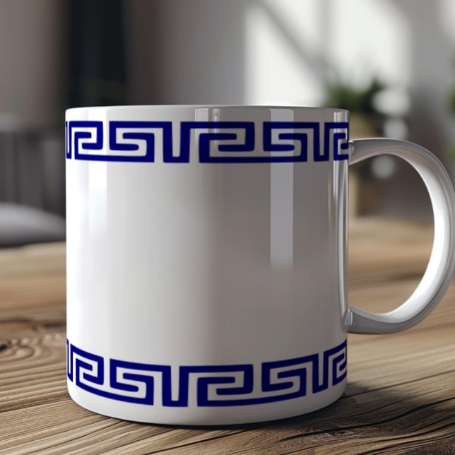 Mug Motif grec minimaliste personnalisable VI (Créateur téléchargé)