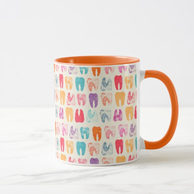 Mug Motif grunge de dent (Droite)