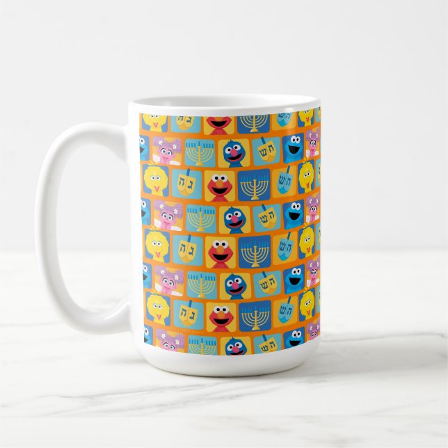 Mug Motif Hanoukka de Sesame Street (Gauche)