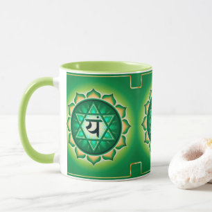 Mug Motif Heart Chakra Conception d'impression