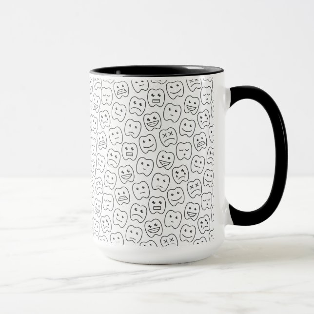 Mug Motif heureux de dents (Droite)