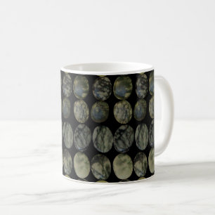 Mug Motif horizontal Oval Banded Agate Gemstone