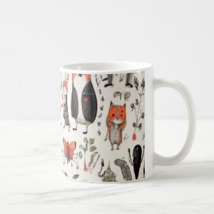 Mug Motif illustré de créatures fantaisistes de livre