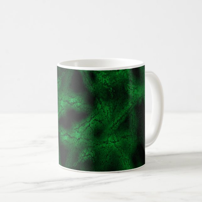 Mug Motif imaginaire vert (Devant droit)