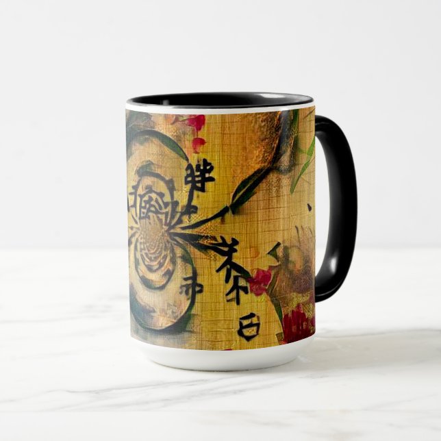 Mug Motif japonais (Devant droit)