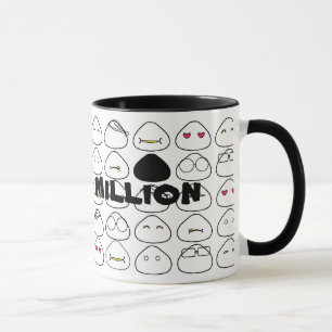 Mug Motif japonais Onigiri Fluo