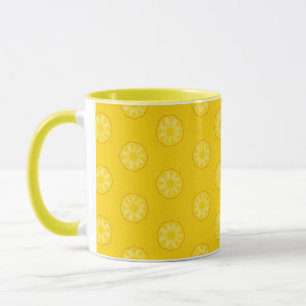 Mug Motif jaune de tranches d'ananas