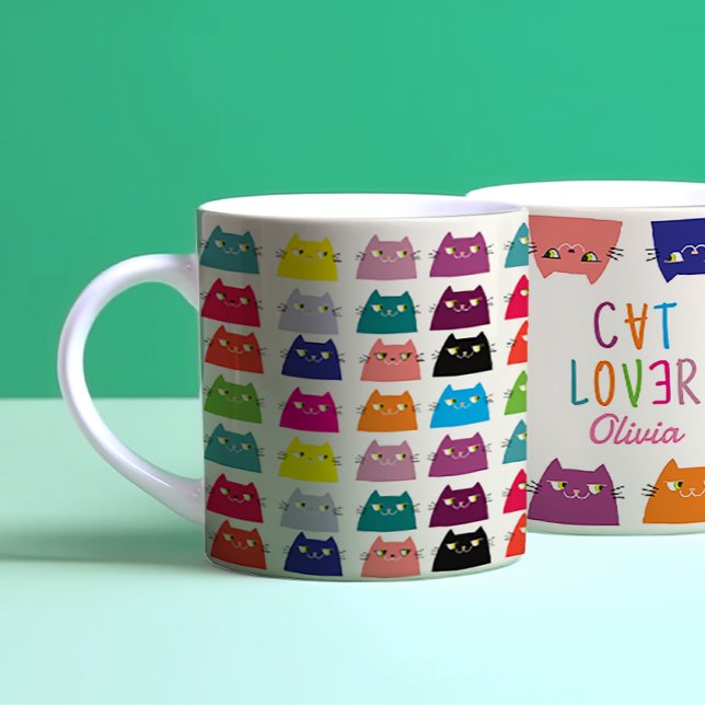 Mug Motif Kawaii Chat (Créateur téléchargé)