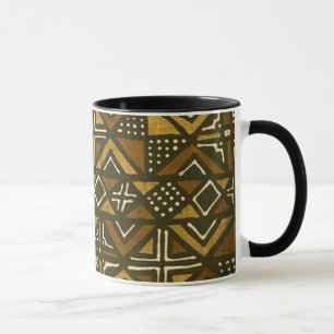 Mug Motif kenyan #1 de tissu de boue