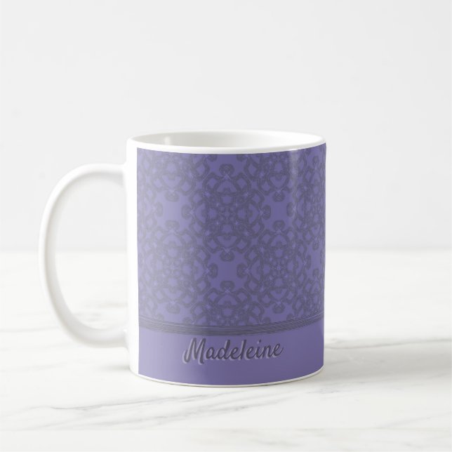 Mug Motif lavande personnalisé (Gauche)