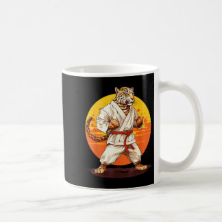 Mug Motif léopard karaté Taekwondo Jiu-Jitsu MMA