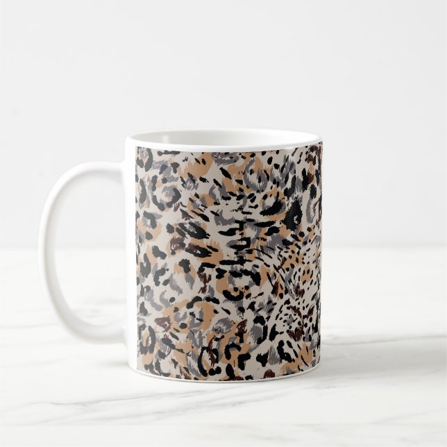 Mug Motif léopard, motif jaguar, fourrure animale (Gauche)