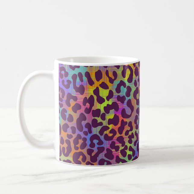 Mug Motif léopard. Répétition sans soudure animal ba (Gauche)